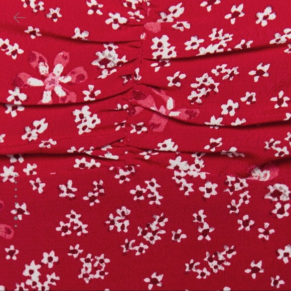 Zara Ruffled Floral Print Dress - Picture 5 of 5